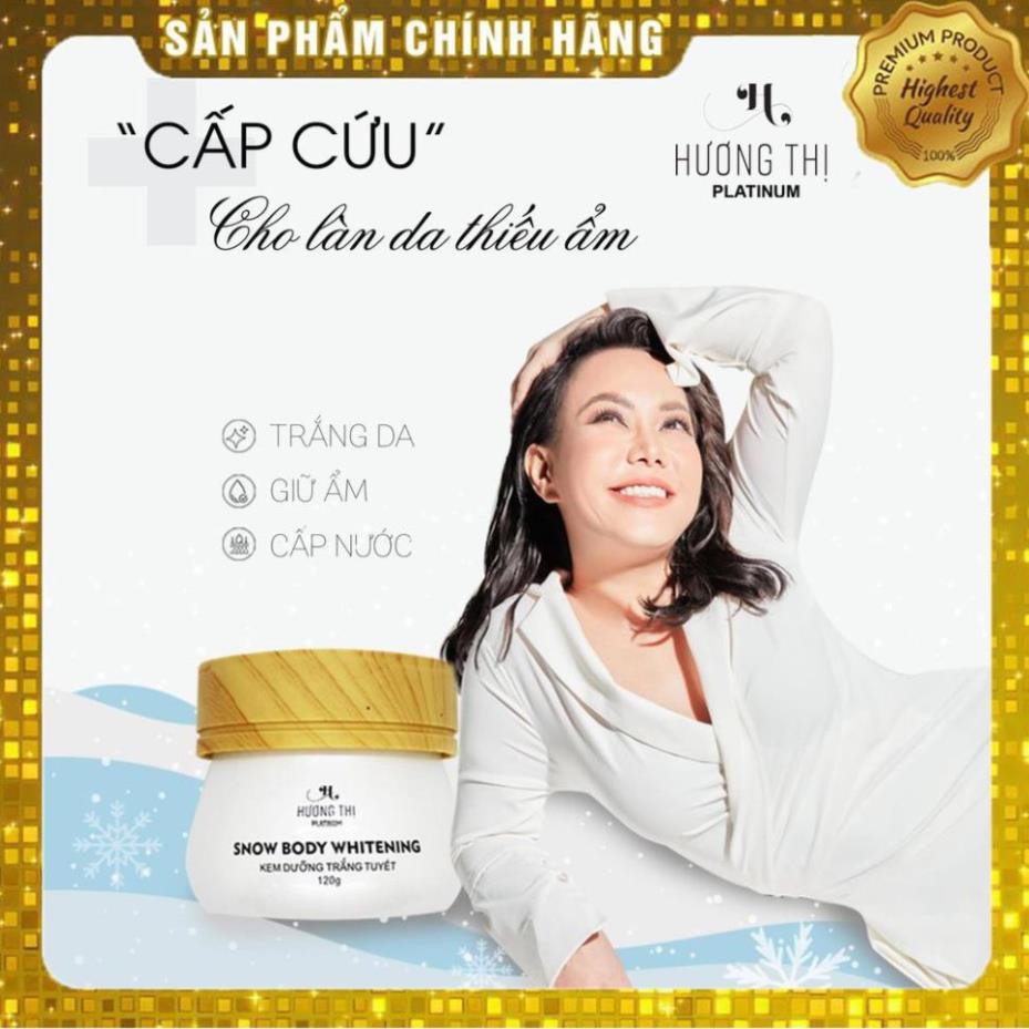 [FREESHIP, HOÀN XU] KEM DƯỠNG BODY TRẮNG TUYẾT [Dưỡng trắng, cải thiện độ xỉn màu][ẩm mượt, căng mịn] HƯƠNG THỊ 120g | BigBuy360 - bigbuy360.vn