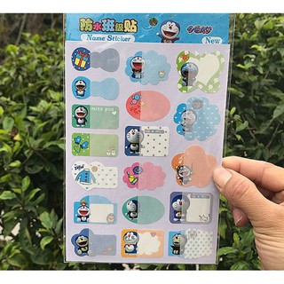 Sét 20 miếng dán tên skicker cho bé