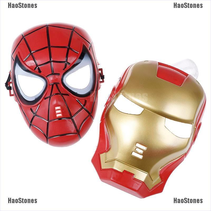 Mặt nạ đồ chơi hóa trang siêu anh hùng Avengers Spiderman Iron Man cho người lớn và trẻ em