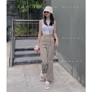 Quần Loe ( Mẫu mặc nâu nhạt)
