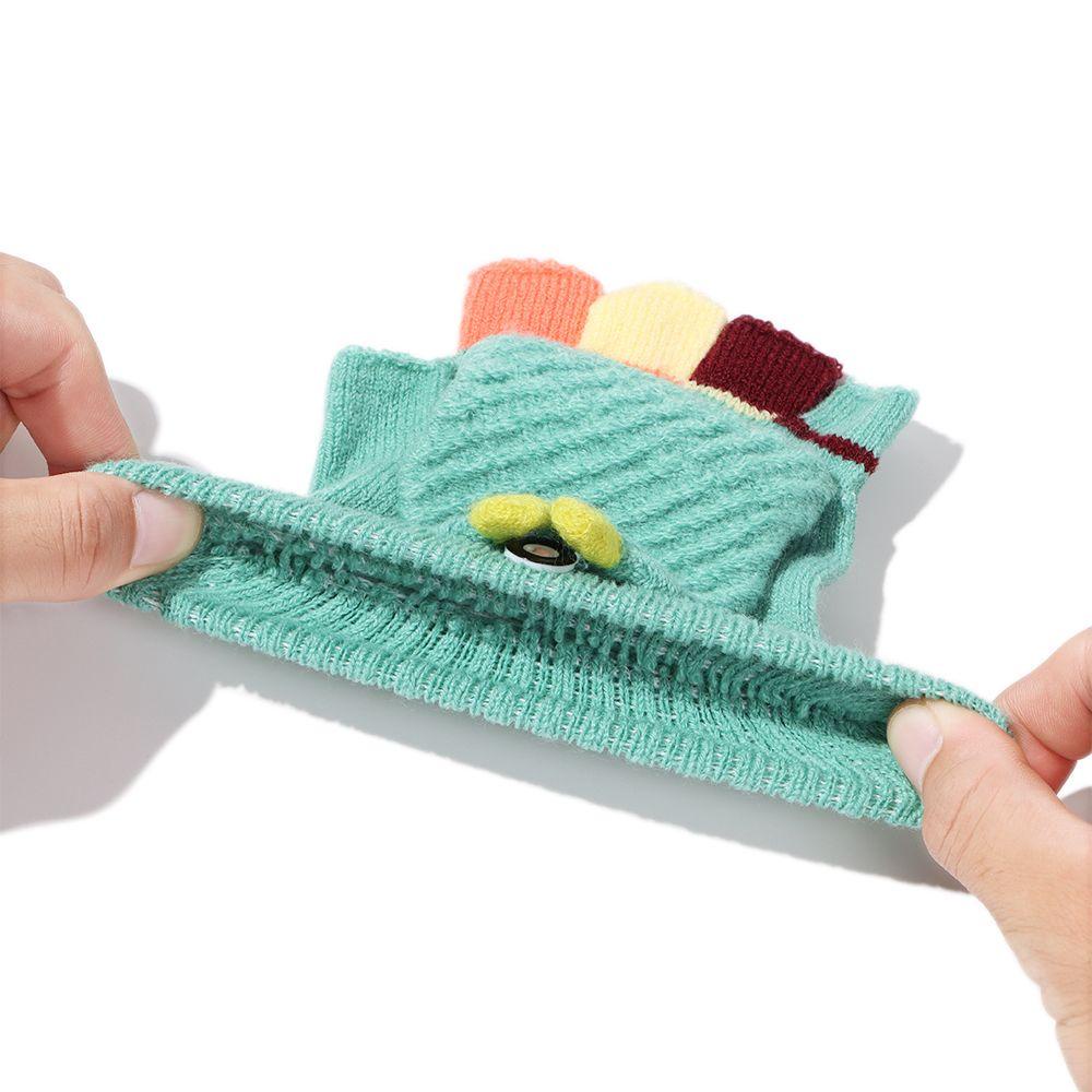 Găng Tay Dày Ấm Áp Họa Tiết Hoạt Hình Dễ Thương Cho Bé 3-7 Tuổi