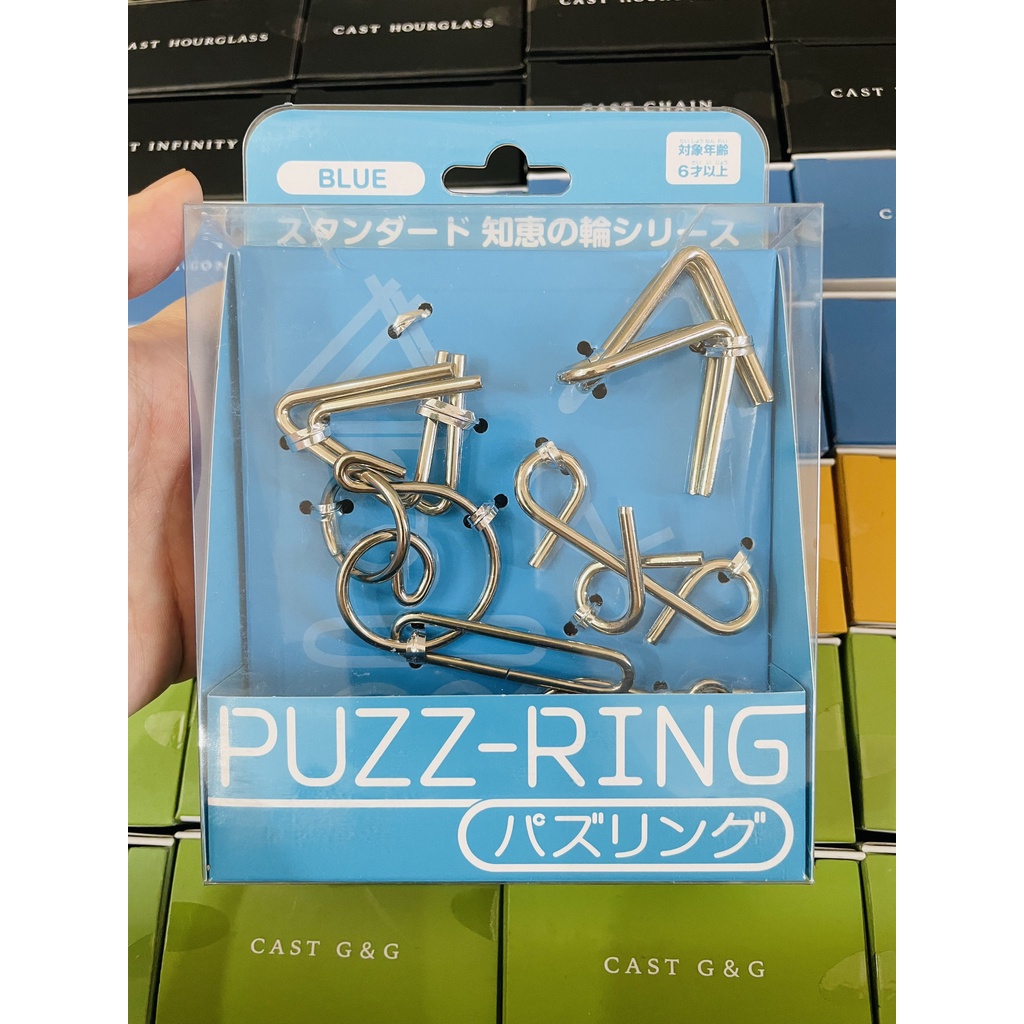 Bộ đồ chơi giải đố puzz ring Hanayama - bộ 5 món