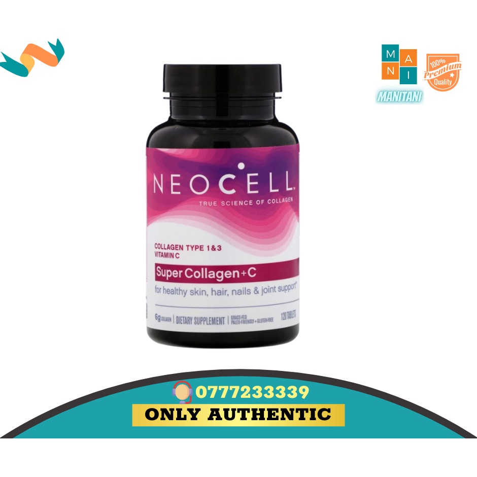 Viên uống Neocell Super Collagen +C type 1&3, 120 viên