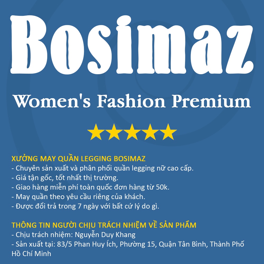 Quần Legging Nữ Bosimaz MS115 dài túi trước màu xanh bơ cao cấp, thun co giãn 4 chiều, vải đẹp dày, thoáng mát.