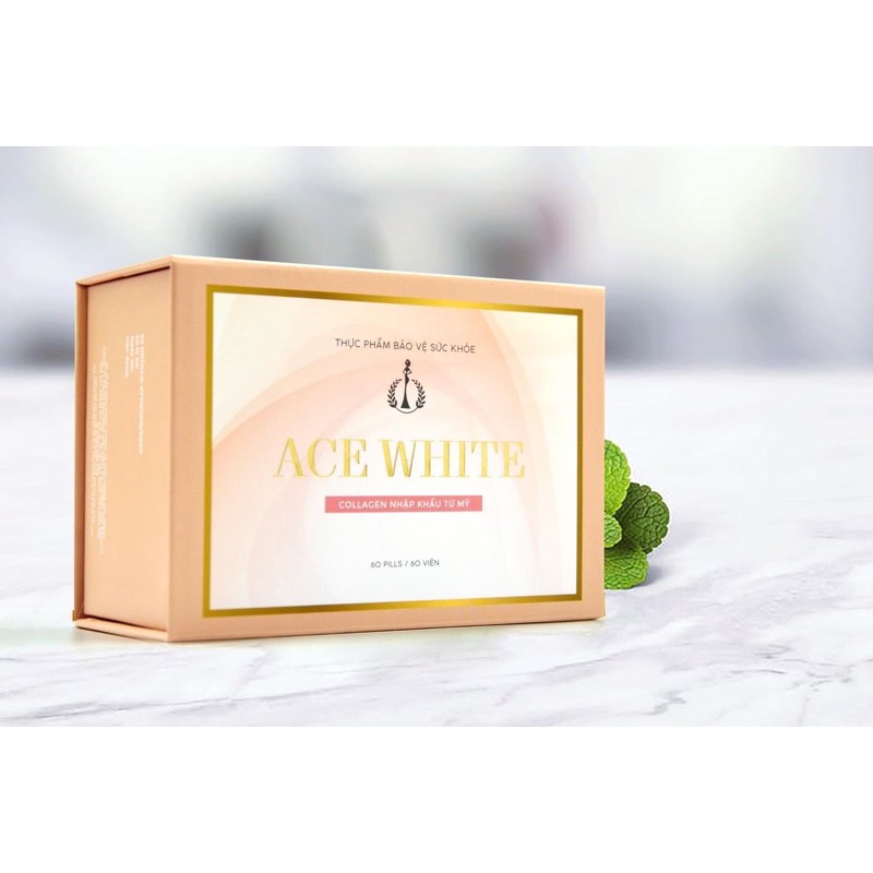 Viên uống trắng da Collagen nhập khẩu Mỹ Ace White