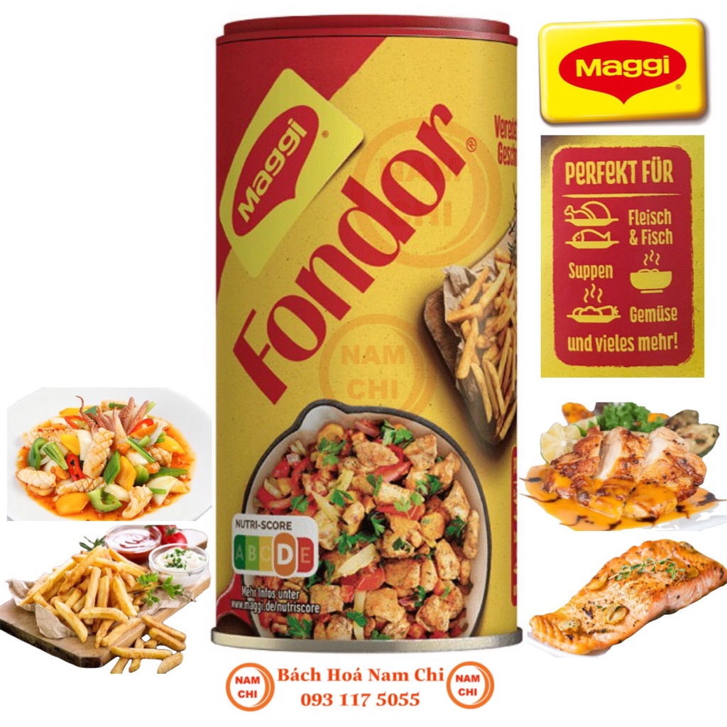 [SẢN PHẨM MỚI] Hạt Nêm MAGGI ĐỨC FONDOR 200g - Nêm Trực Tiếp Lên Thức Ăn Sau Khi Nấu