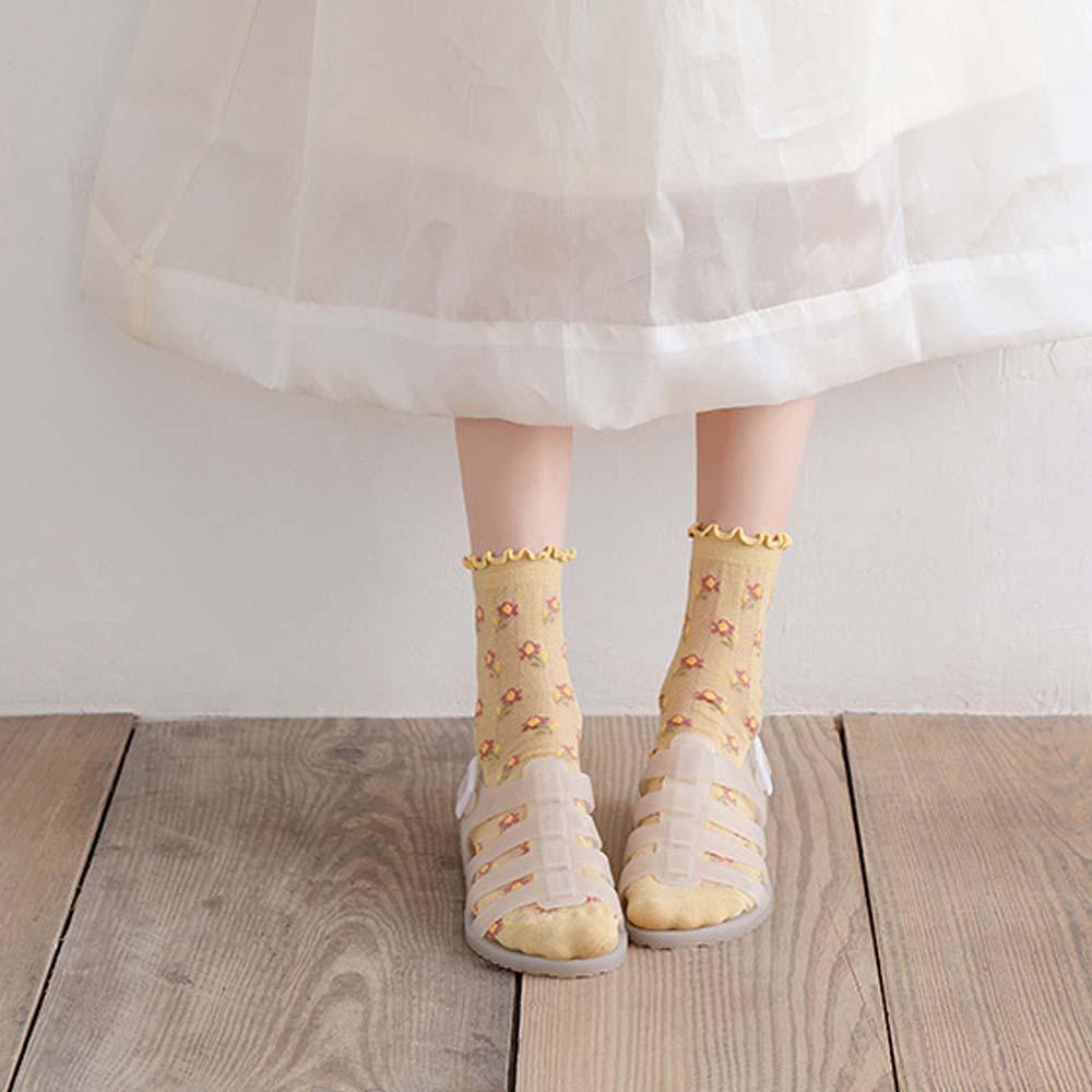 Đôi Vớ Ren Hoa Xuyên Thấu Thoáng Khí Thời Trang Cho Nữ