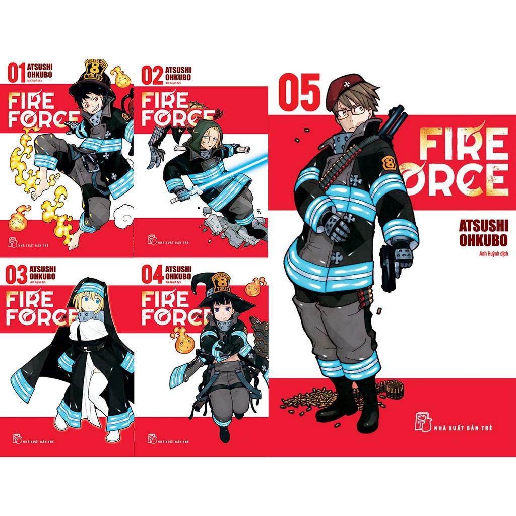 Truyện Tranh - Fire Force - Combo Tập 1, 2, 3, 4, 5, 6, 7, 8, 9, 10 - Nguyên Seal