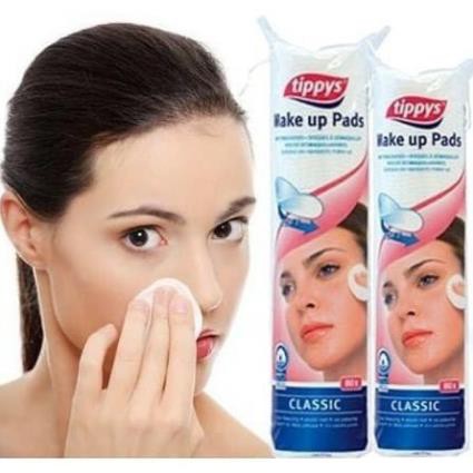 BÔNG TẨY TRANG TIPPYS – ĐỨC – SOFT – 100 MIẾNG – 140 MIẾNG