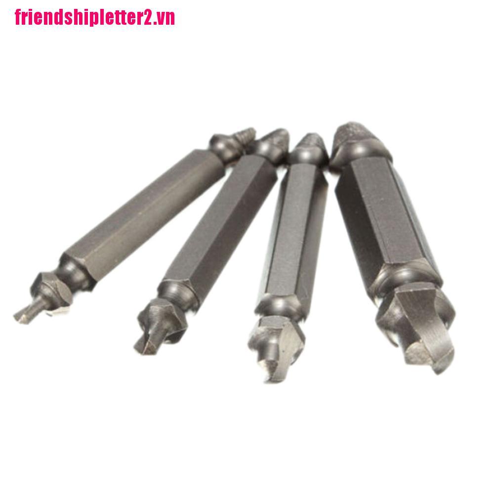 Set 4 dụng cụ tháo vít gãy hỏng 2 đầu tiện dụng chất lượng cao