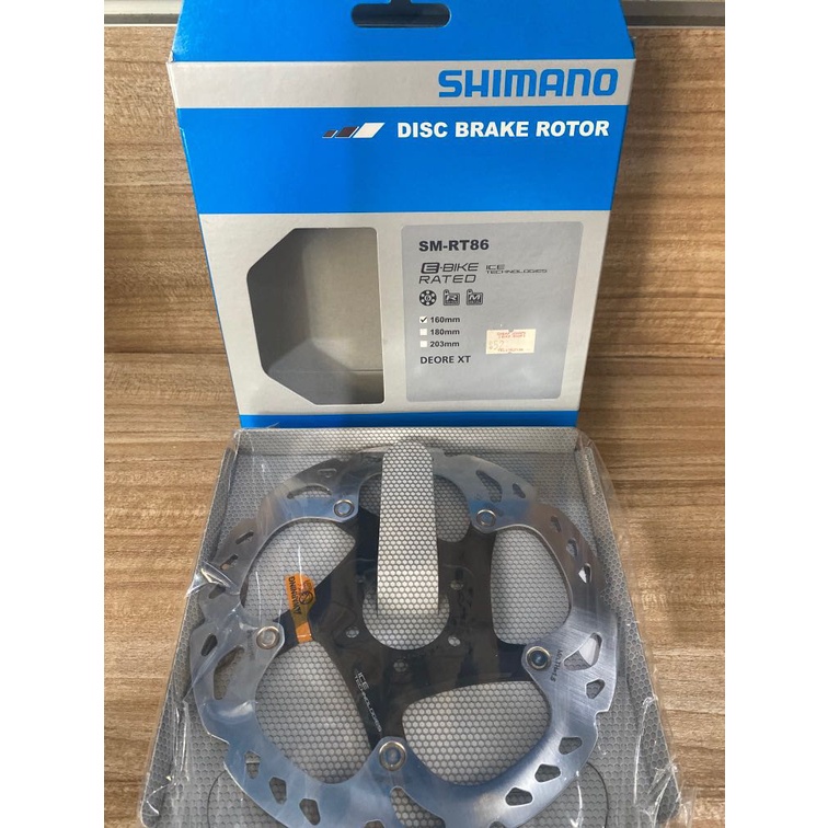 Dĩa thắng tản nhiệt cho xe đạp hiệu Shimano SM-RT86 6Bolt Ice Tech, loại 6 ốc, hàng chính hãng
