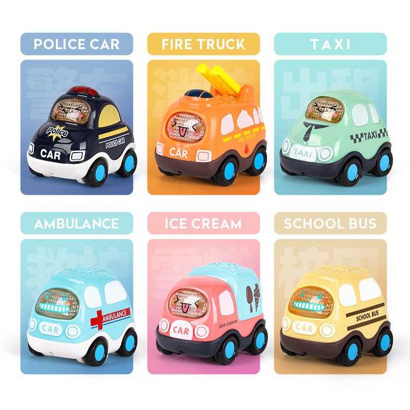 Hộp quà tặng 6 xe IQAngel nhạc đèn +túi bãi xe