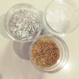 Ống gãy, hạt cườm tấm Nhật (loại xịn) - vật liệu handmade