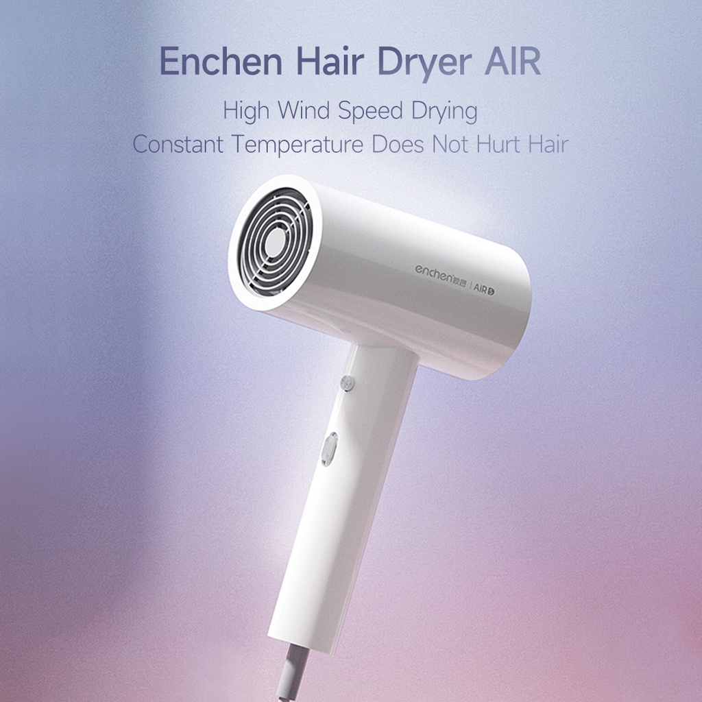 Xiaomi Youpin Máy Sấy Tóc AIR5 1800W Tốc Độ Cao Khô Nhanh 65°C Máy Uốn Tóc Đa Năng Không Làm Tổn Thương Tóc