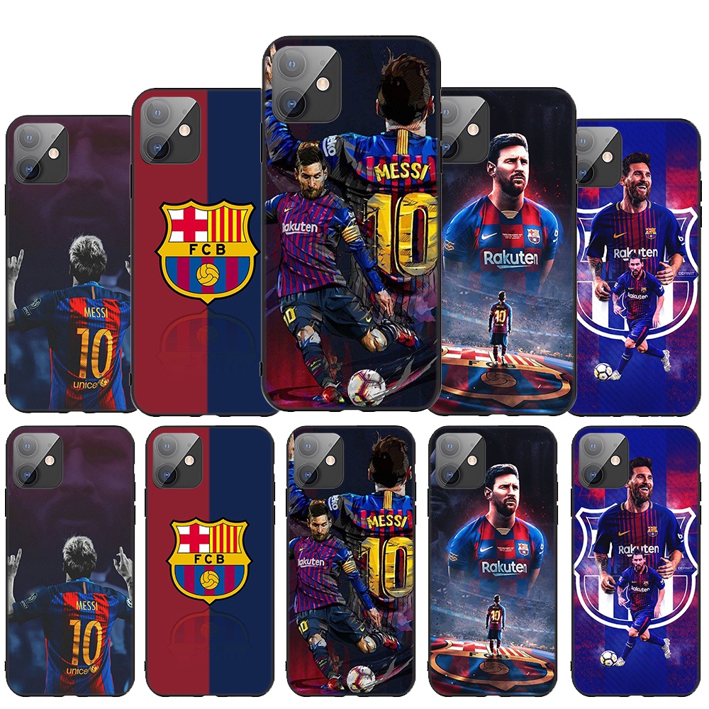 Ốp Điện Thoại Mềm Hình Cầu Thủ Messi Cho iPhone 11 12 Mini Pro Max SE 2020 C104