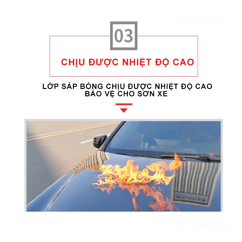 Bình Xịt Phủ Sơn Đánh Bóng Xe Hơi, Ô Tô  Xịt Phủ Nano 9H Chất Lượng Cao Dung Tích 500ml - Tặng kèm khăn