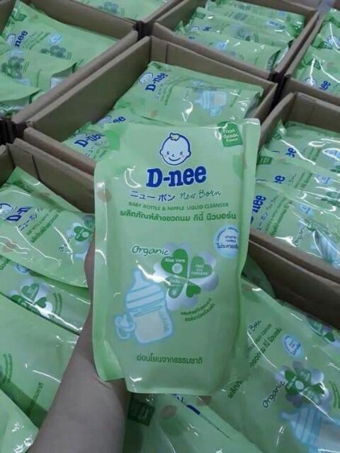 Túi nước rửa bình sữa Dnee 600ml