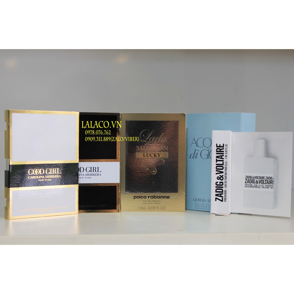 [ Vial nước hoa Nữ ] Mẫu thử Nước Hoa Nữ | BigBuy360 - bigbuy360.vn