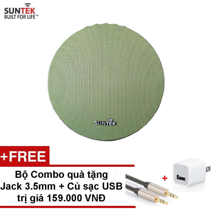 [Mã ELHACE giảm 4% đơn 300K] Loa bluetooth SUNTEK Ws-1625 kiêm pin sạc dự phòng (Xanh)