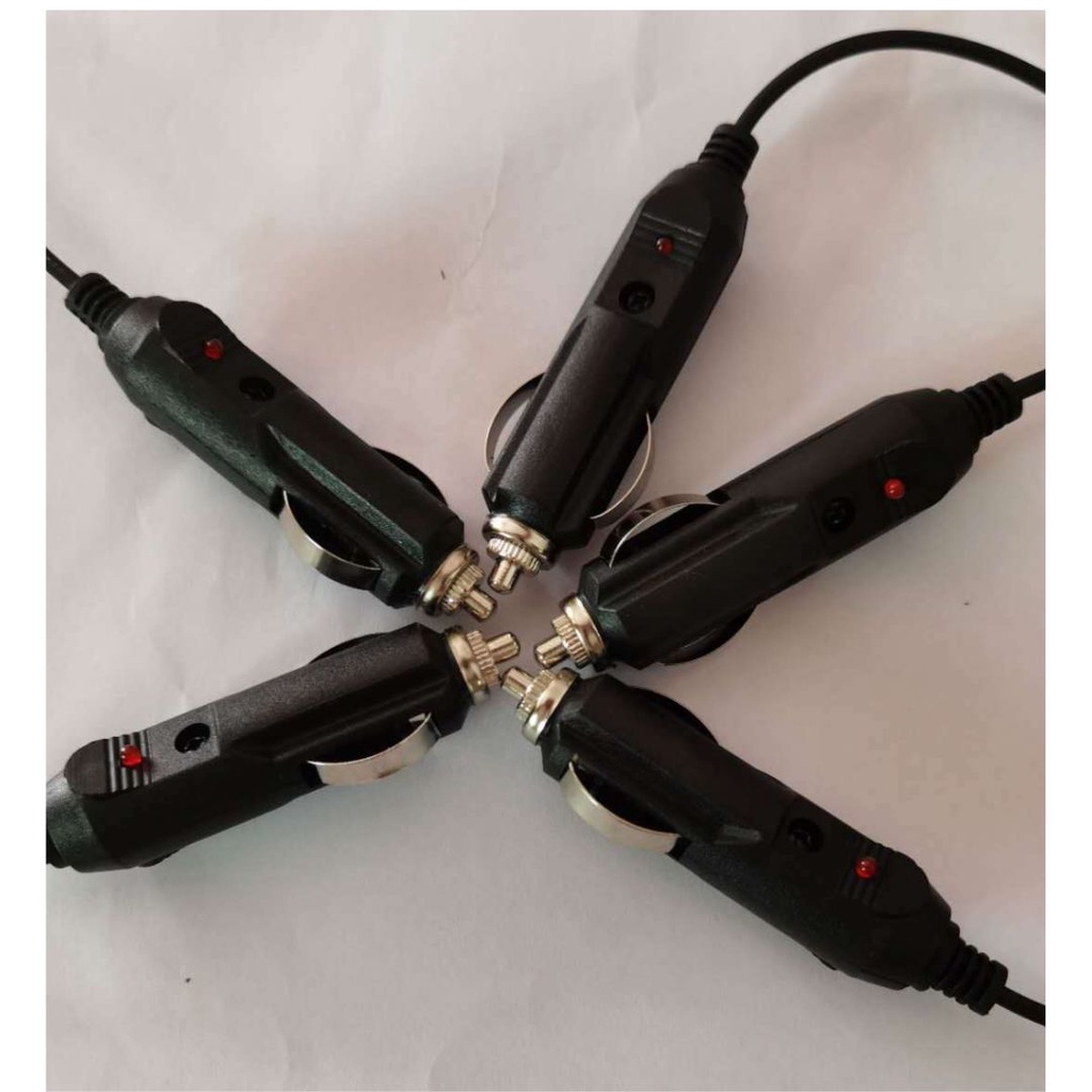 Tẩu đực ô tô dùng nối dây nguồn bộ chuyển 12v sang 220v, máy hút bụi mini, ấm nước