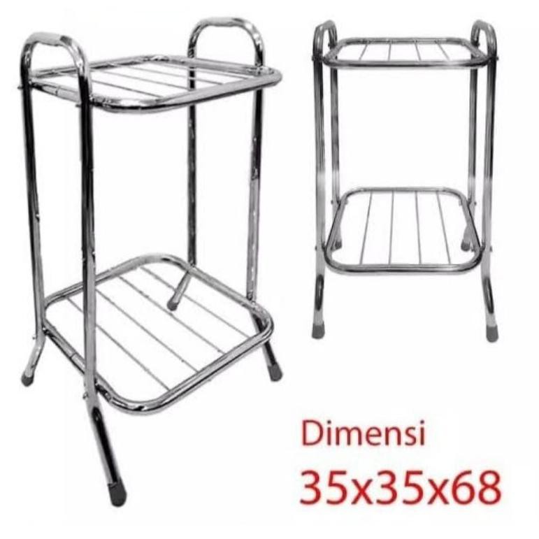 Giá Đỡ Bằng Thép Không Gỉ 2 Tầng 22ma0bf Sup3R