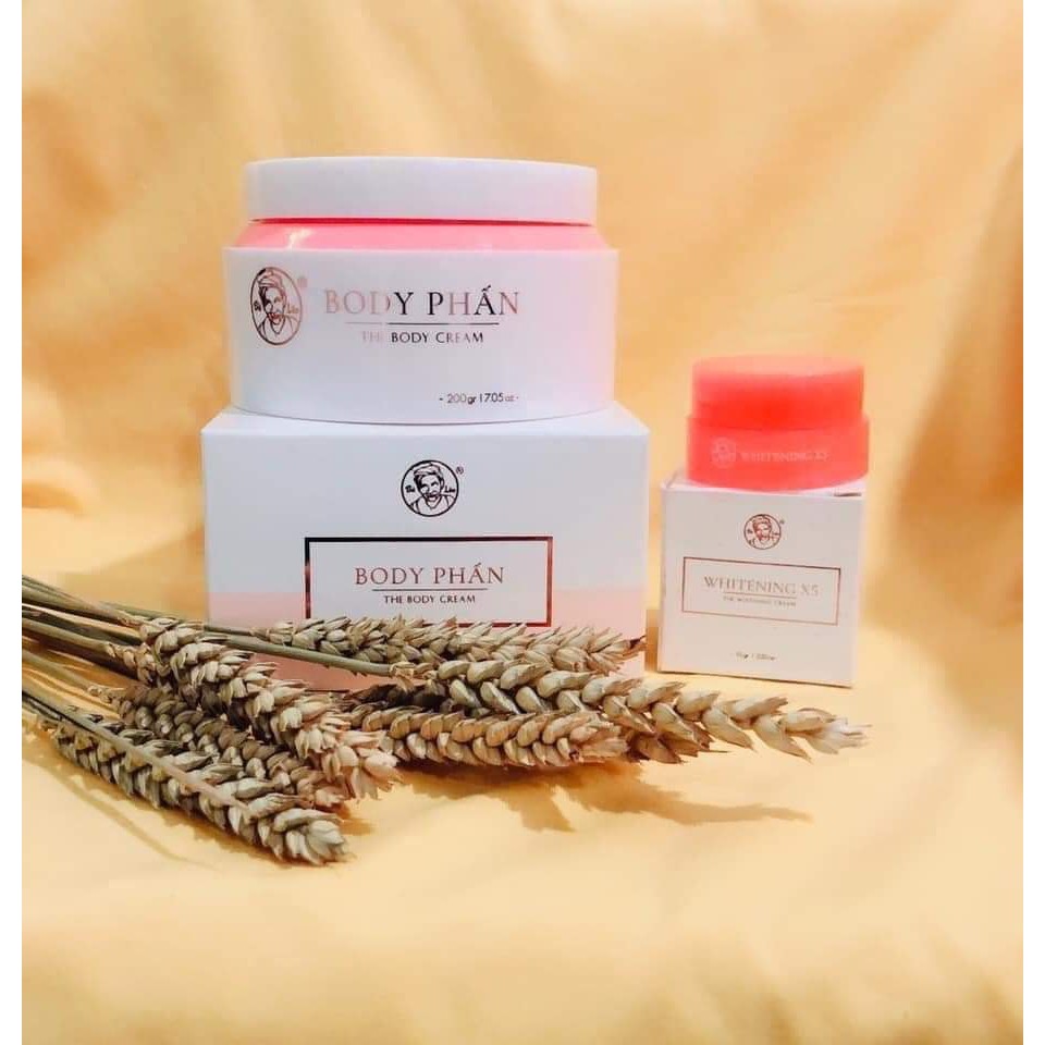 Combo 2 dưỡng Body Phấn tặng kích trắng