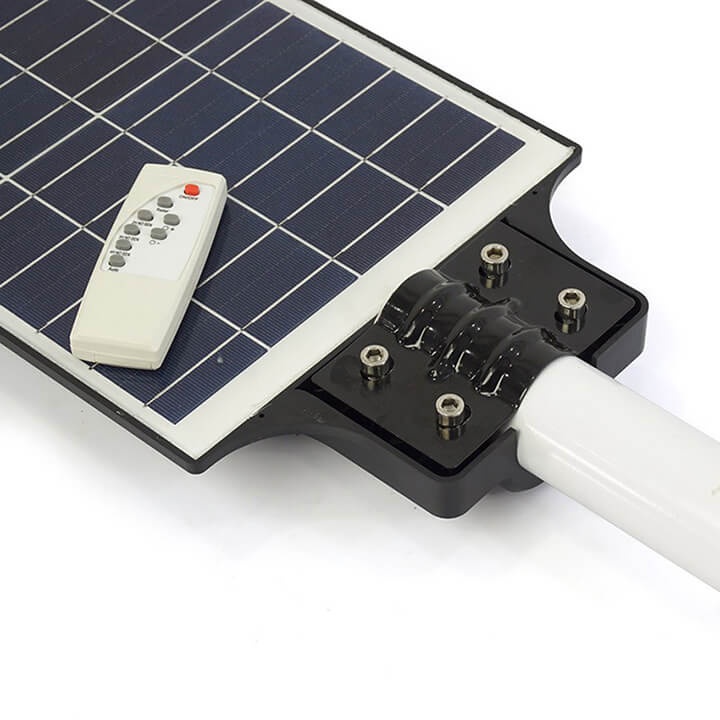 Đèn đường năng lượng mặt trời cảm biến 90W pin liền thể