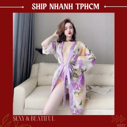 Váy Ngủ Áo Choàng 🌸 SANG CHẢNH🌸 Đầm Ngủ Sexy Lụa Chiffon Chất Siêu Mát, Sang Chảnh - Size<65kg> Sun Shop | BigBuy360 - bigbuy360.vn