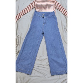 Quần jeans culottes