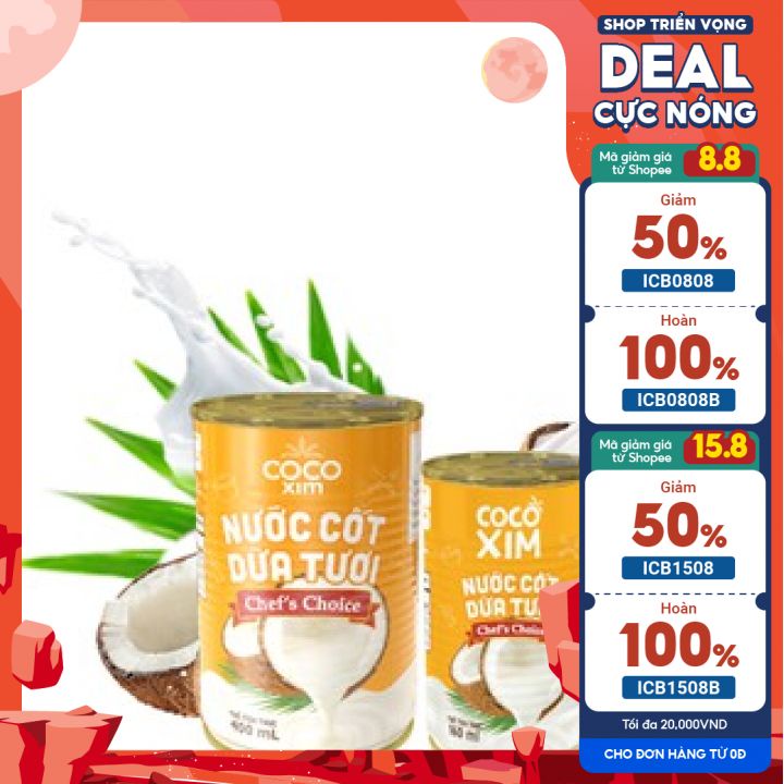 Nước cốt dừa Cocoxim Chef's Choice