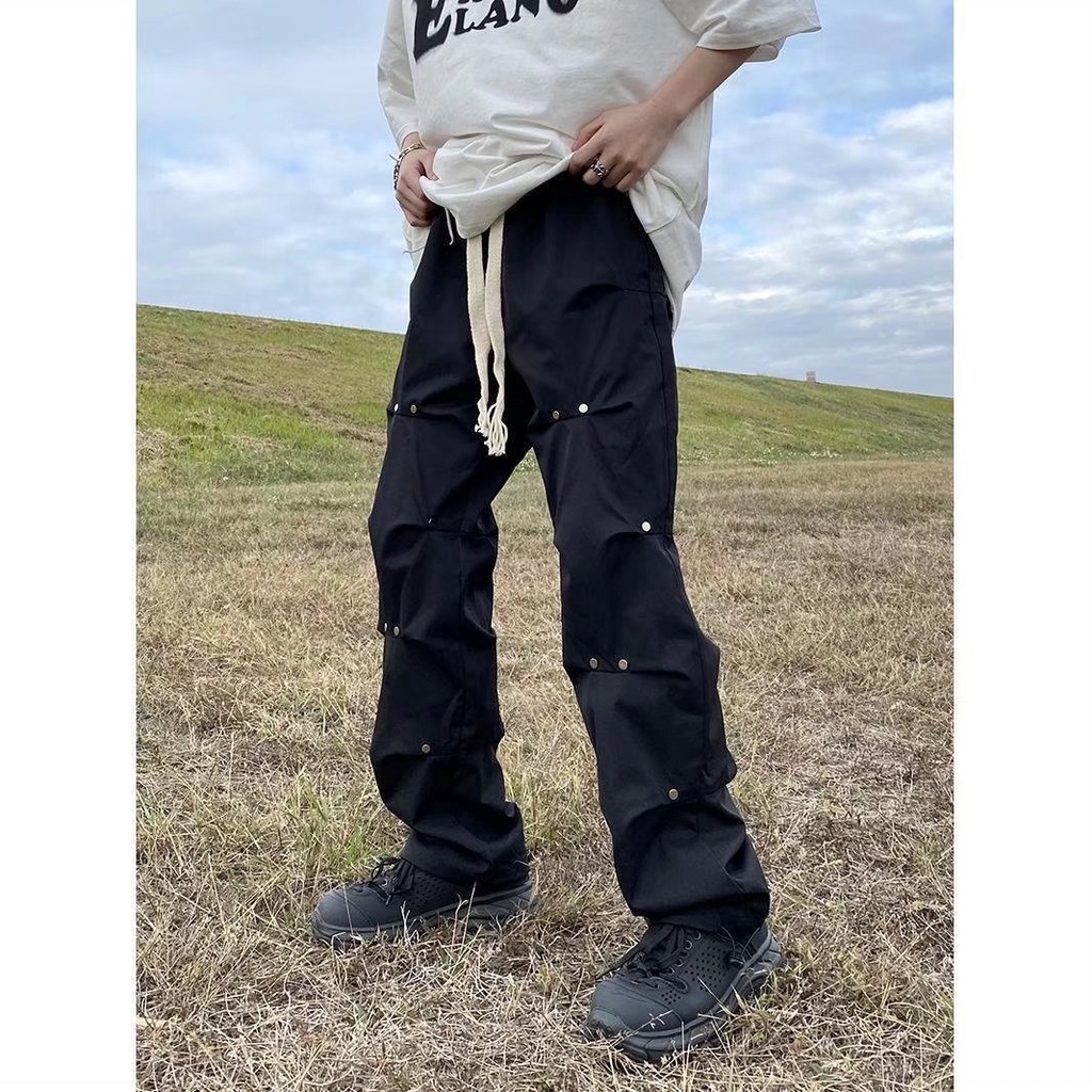 Quần Thể Thao Dài Đến Mắt Cá Chân Phong Cách Hip Hop Đường Phố Hàn Quốc Thời Trang Mùa Xuân Cho Nam Và Nữ