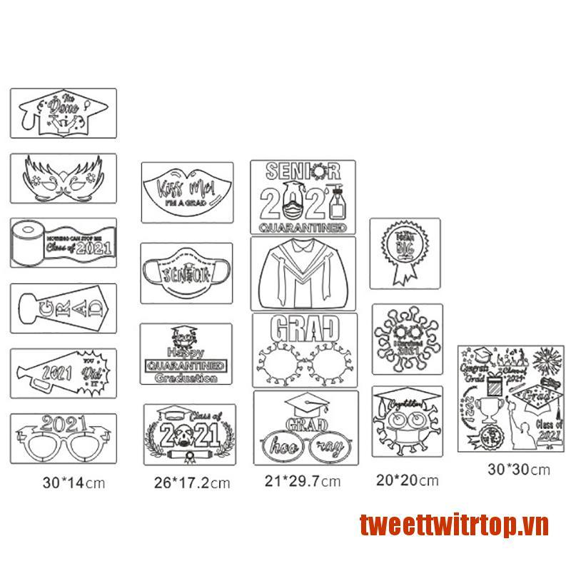 TRTOP Graduation Drawing Template Stencil Painting Embossing Scrapbook 2021