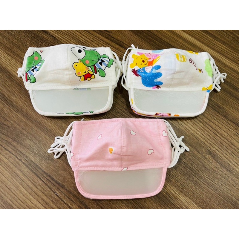 Khẩu Trang Xô Muslin Chống Giọt Bắn Cho Bé