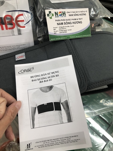 Đai hỗ trợ cố định xương sườn thoáng khí H1 ORBE