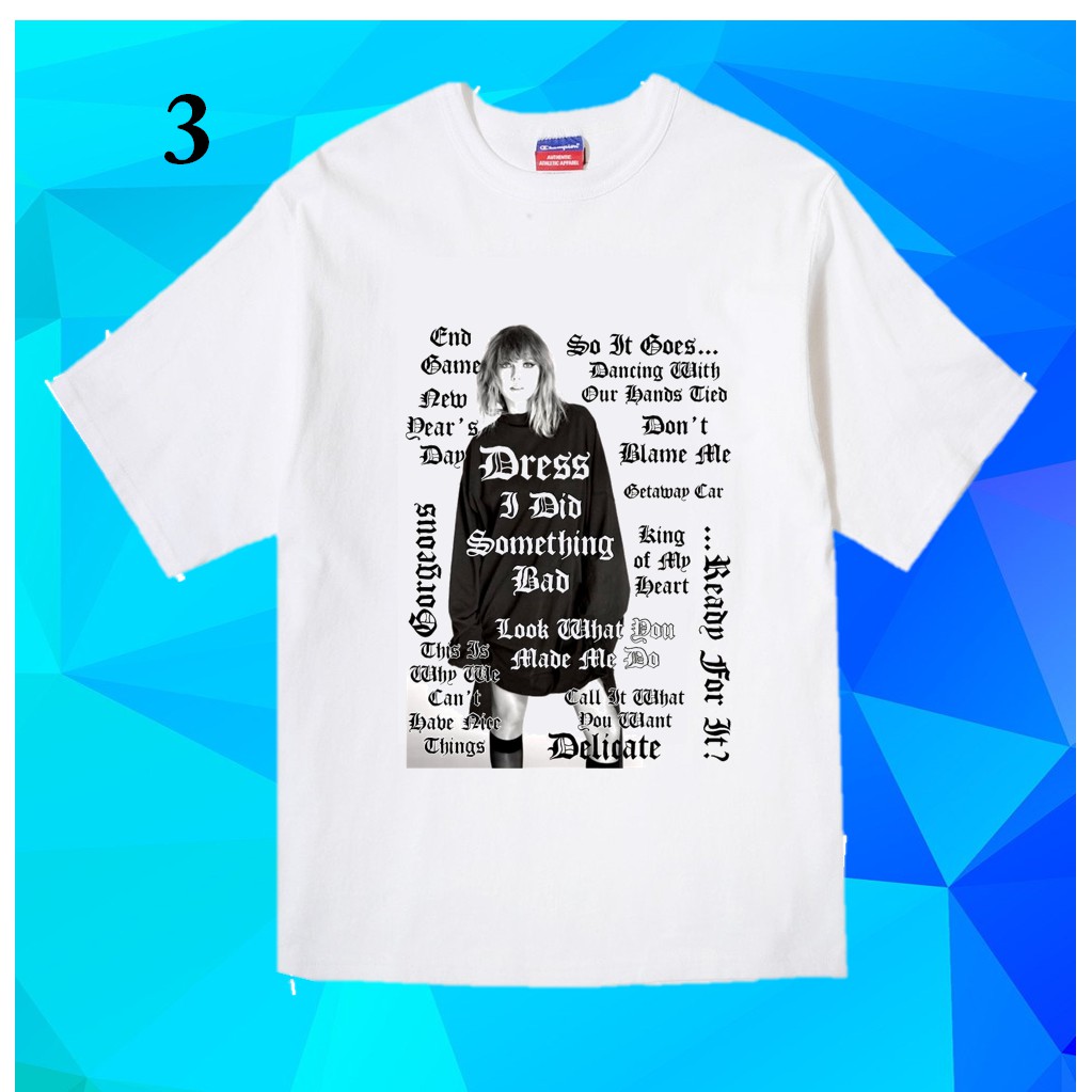 Áo tay lửng Taylor Swift Collection unisex