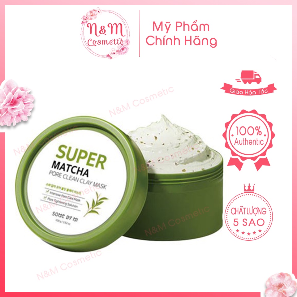 Mặt Nạ Đất Sét Some By Mi Super Matcha Pore Clean Clay Mask