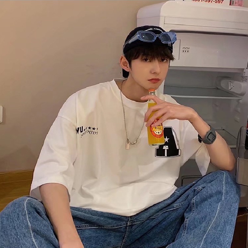 Áo Thun Tay Ngắn Dáng Rộng Thời Trang Mùa Hè Cho Nam Size M-8XL