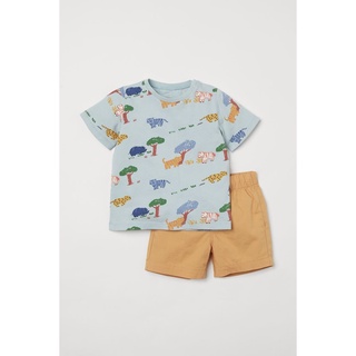Sét bộ gấu xanh hm size 3-4y