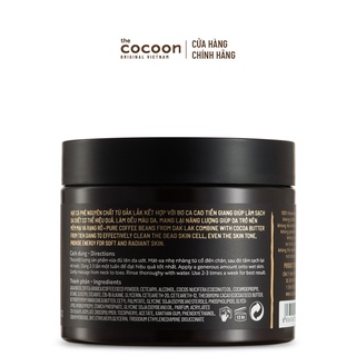 Cà phê Đắk lắk làm sạch da chết COCOON 200ml