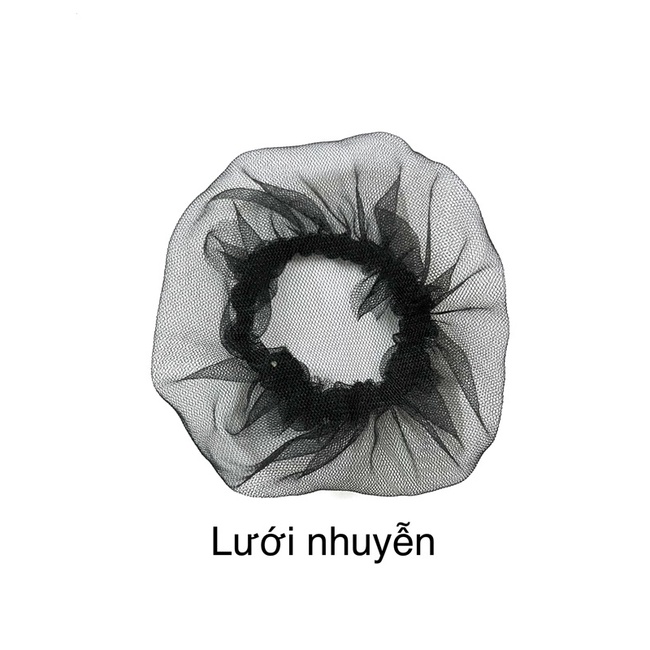 1 Lưới búi tóc màu đen ROSES
