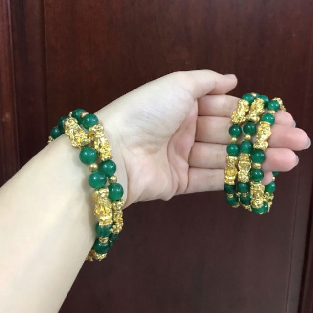 Vòng tay tỳ hưu xanh