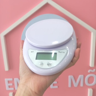 Cân Thực Phẩm - Nhà Bếp Điện Tử Mini 5Kg | Electronic Kitchen Scale - Embé Mỡ