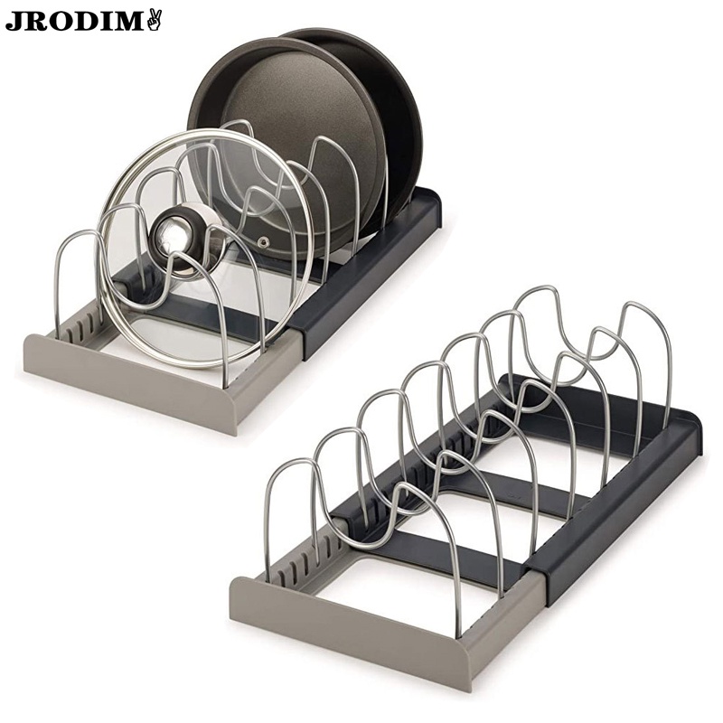 Giá Đỡ Nồi/Nắp Nồi/Chảo Hấp Đa Năng Linh Hoạt Có Thể Mở Rộng Sắp Xếp Gọn Gàng Cho Nhà Bếp