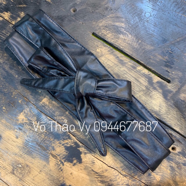 Đai da thắt váy