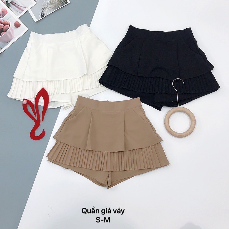 🌹Quần giả váy 2 tầng dập ly siêu hót bảng màu mới | BigBuy360 - bigbuy360.vn