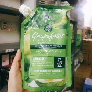 [HÀNG CHÍNH HÃNG] Hấp ủ tóc bưởi grapefruit 500ml phục hồi, siêu thơm, siêu mượt
