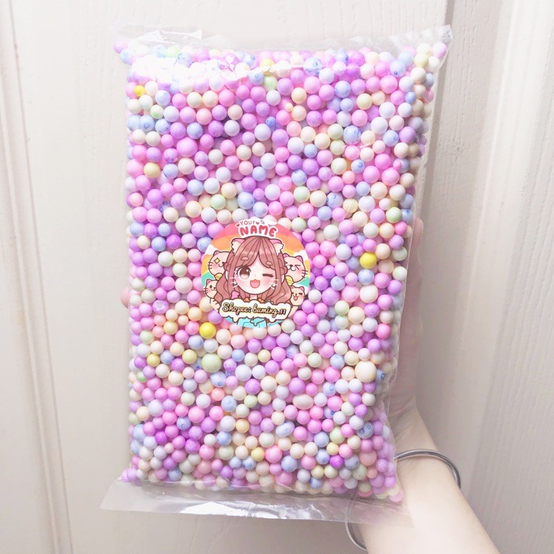 Xốp Đủ Màu - Xốp Làm Slime Gói Quà