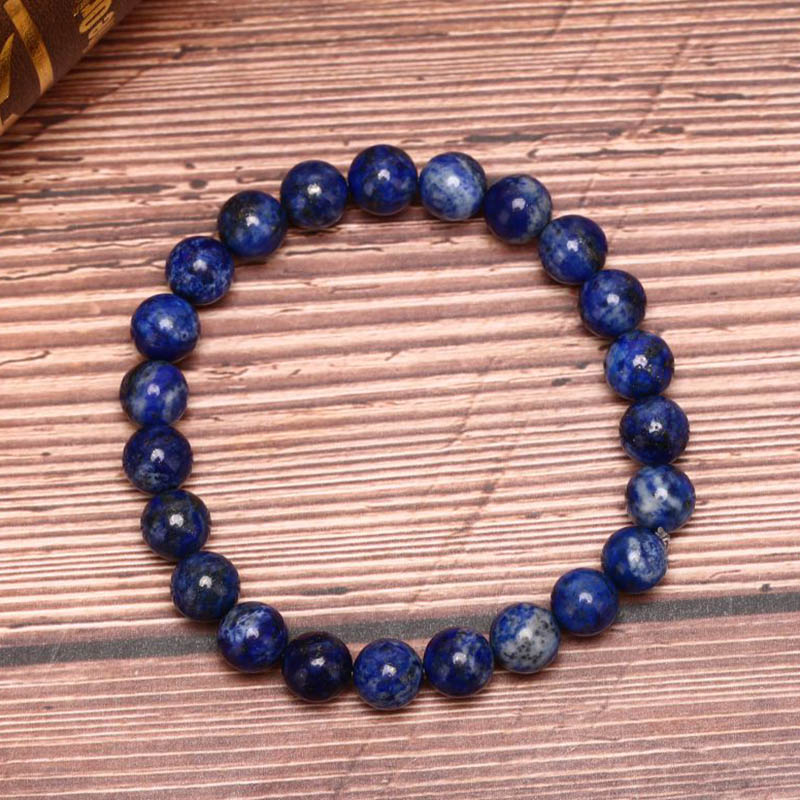 Vòng Tay Chuỗi Hạt Đá Lapis Lazuli Tự Nhiên 8mm