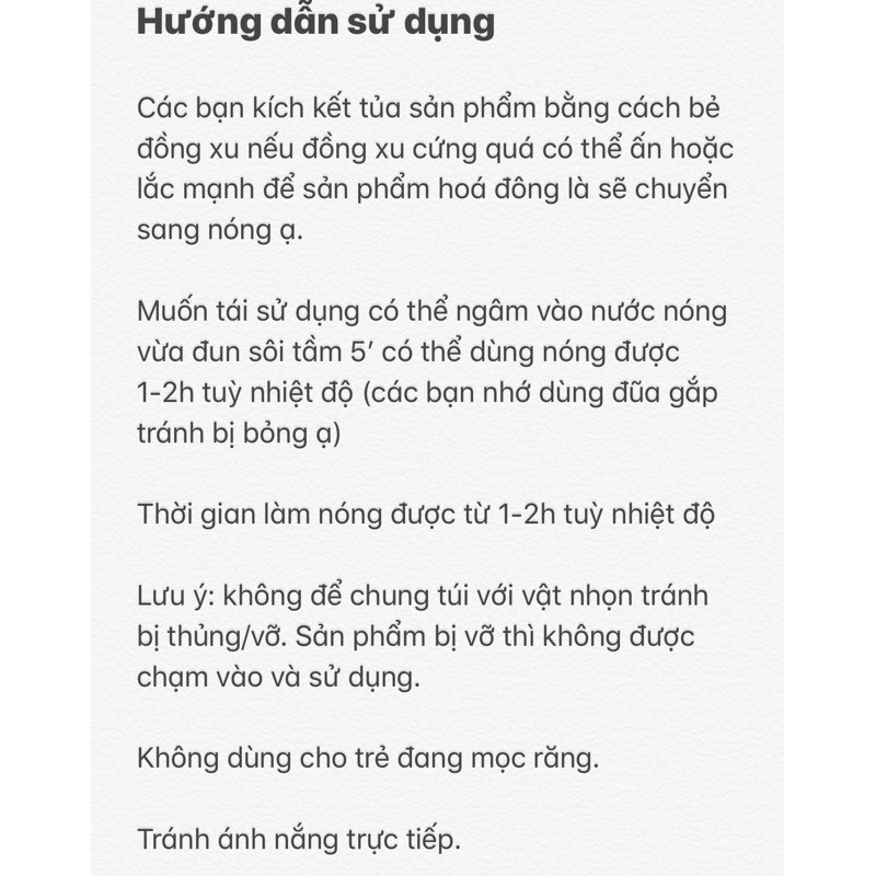 🍓 Túi Sưởi Ấm Tay Mùa Đông Mini Tái Sử Dụng Được hình đáng yêu cầm tay Túi chườm tay