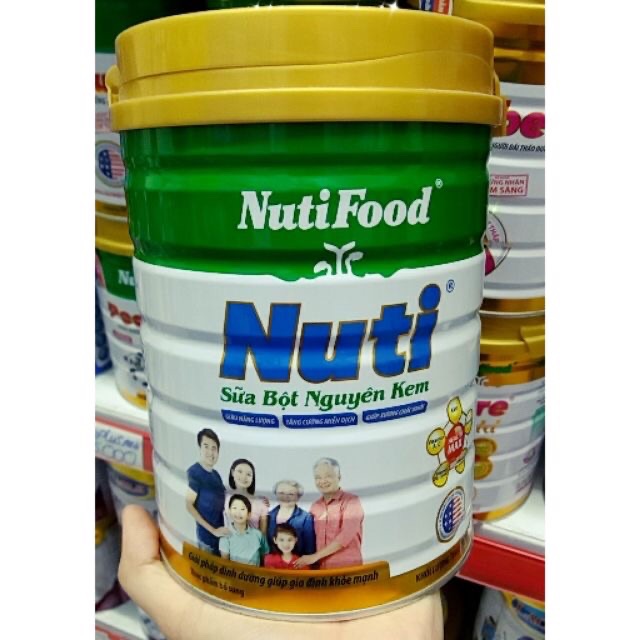 Sữa bột nguyên kem Nutifood